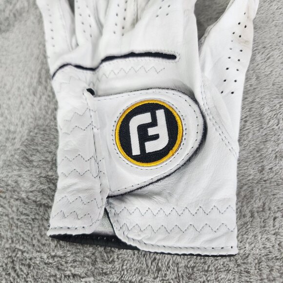FootJoy StaSof White Leather Golf Glove Left Hand Size M - Picture 3 of 10
